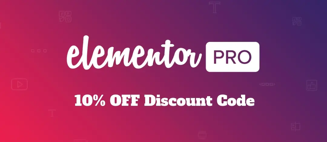 Elementor Pro Discount Code 2019Elementor Pro Discount Code 2019