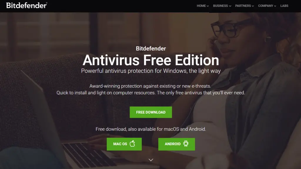 Open source antivirus, Bitdefender free antivirus