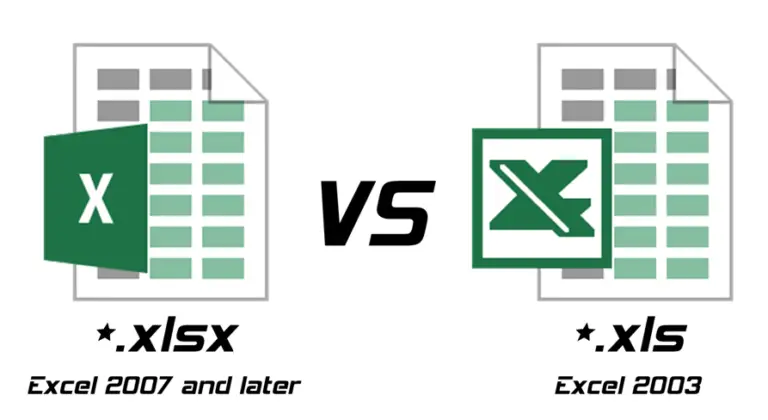 XLS vs XLSX – Difference Between XLS and XLSX
