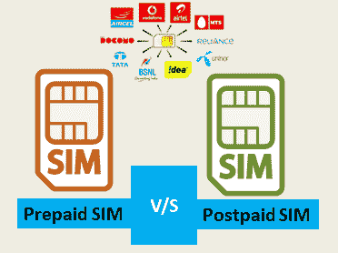Prepaid vs Postpaid – Difference between Prepaid and Postpaid Connection