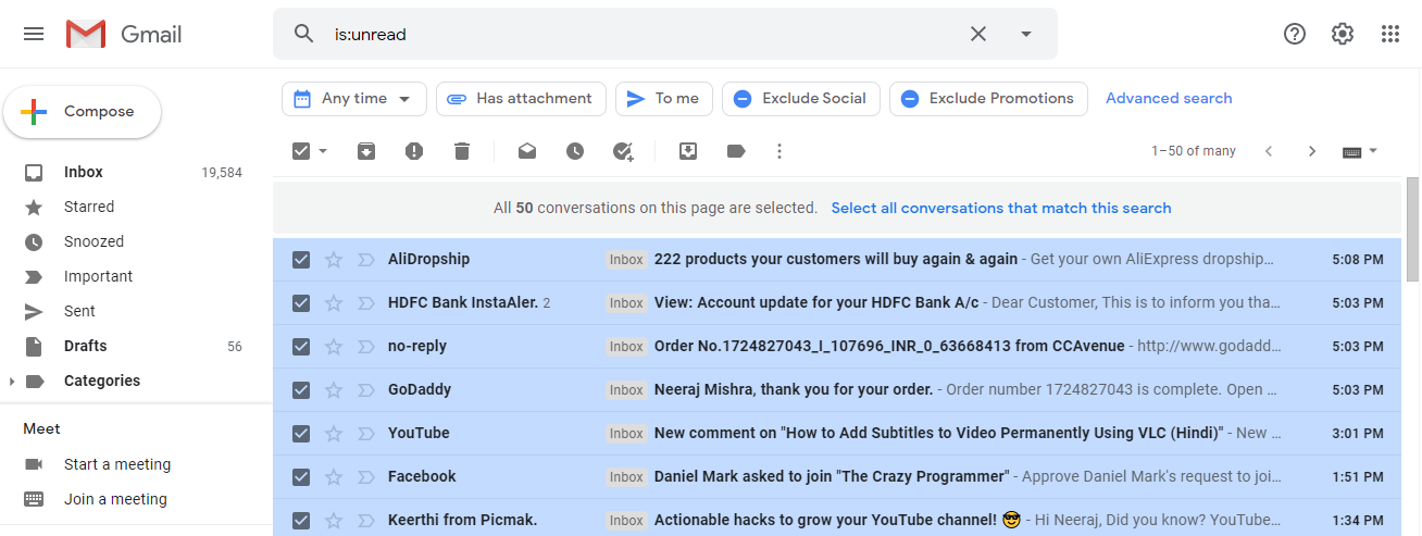 Gmail Inbox