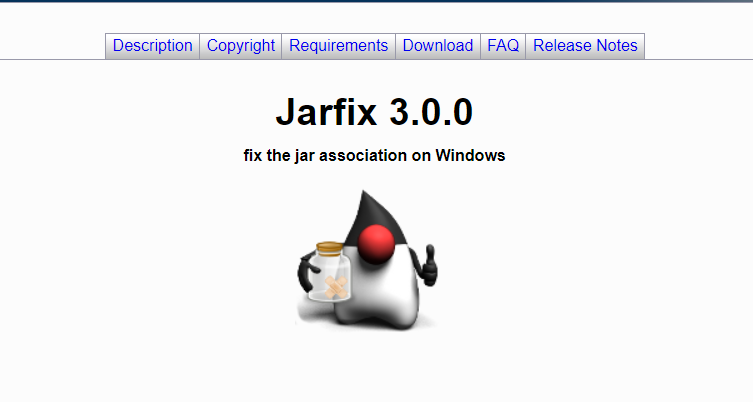 Jarfix software