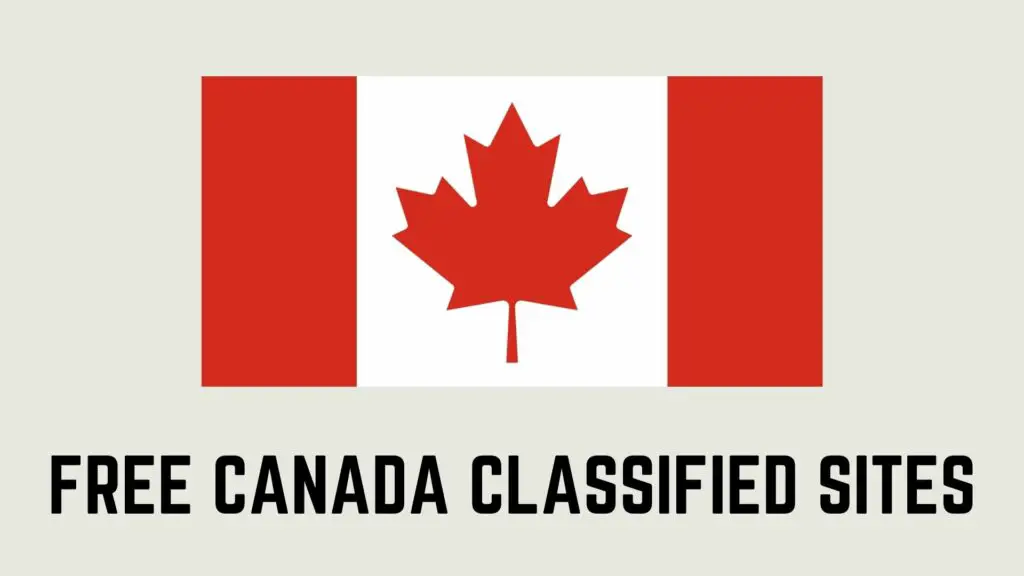 Free Canada Classified Sites